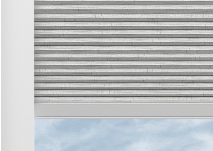 Hatched (Blackout), Ice Grey - Perfect Fit Blind - Image 9